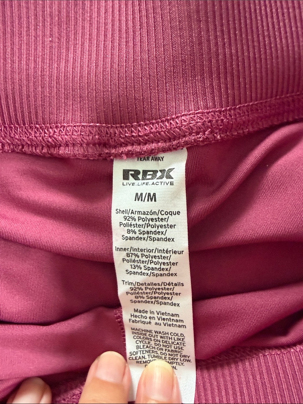 RBX Raspberry Pink Athletic Skort - Picture 8 of 10